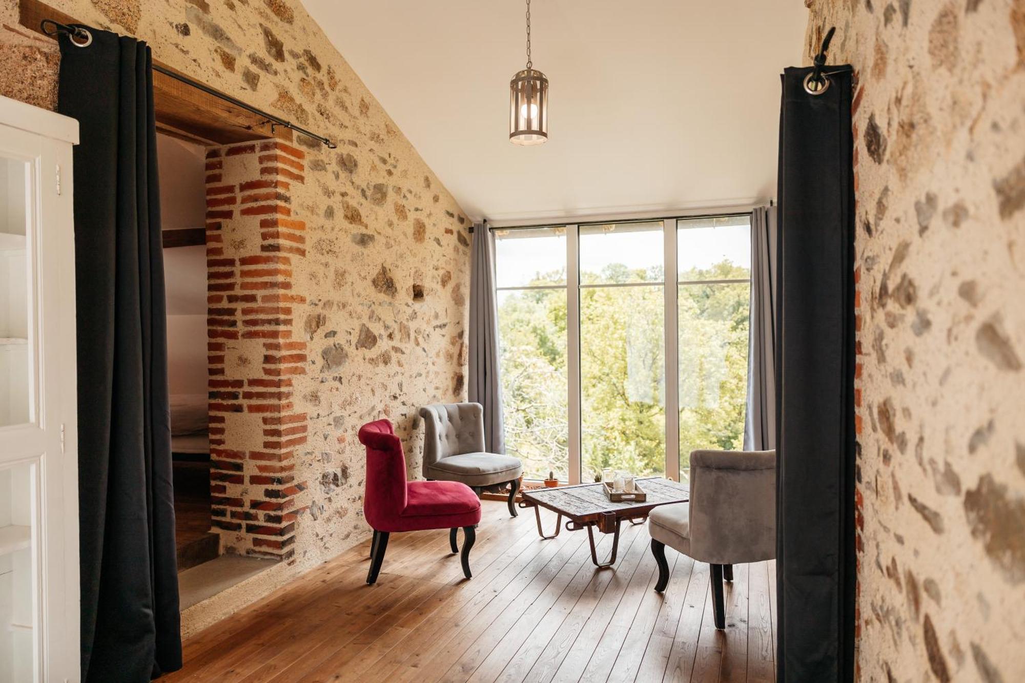 Le Logis Du Prieure Villa Les Châtelliers-Châteaumur Exteriör bild